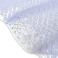thumbnail image 4 of Dependable Industries Inc. Essentials Velvet Grass Bathmat Textured Spa Quality Foot Scrubber Bathroom Tub & Bath Mat Anti-Slip 24.5" x 13.5" Clear, 4 of 5