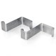 thumbnail image 3 of 2 Pcs Stainless Steel Over Cabinet Door Hook Kitchen Bathroom Hanger Coat Clothes Robe Hooks, 3 of 4