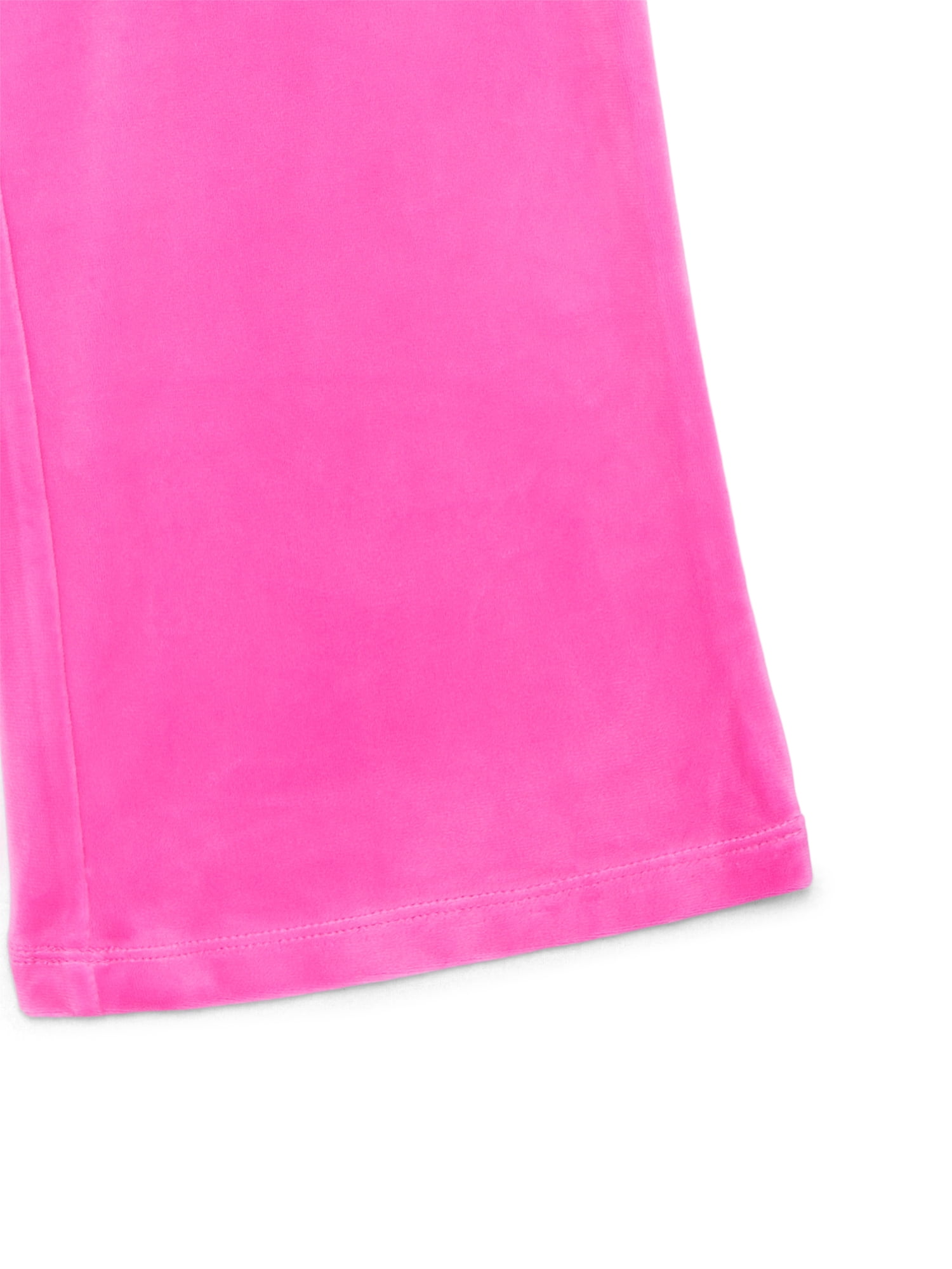 Athletic Works Girls Plush Velour Wide Leg Pants, Sizes 4-18
