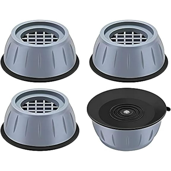 RUseeN Anti Vibration Pads,4 Pcs Washing Machine Antivibration Pads Washing Machine Feet,Anti Vibration Pads for Washing Machine,Dryer Shock Absorber Pads, Anti Vibration Washing Machine Support