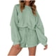 thumbnail image 2 of Puntoco Ropa casual de color para mujer Traje deportivo Pantalones cortos de manga larga Conjunto de dos piezas Liquidación Puntoco Puntoco-606, 2 of 9