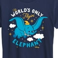 thumbnail image 3 of Dumbo - Worlds Only Flyin Elephant - Women's Short Sleeve Graphic T-Shirt, 3 of 5