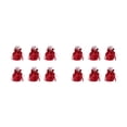 thumbnail image 1 of Matsuzay 6 Bolsas de conejito Bolsas de terciopelo Joyas Bolsas de dulces Bolsas de orejas de conejito para favores de la fiesta de cumpleaños Rojo forma de oreja de conejo 2piezas, 1 of 6
