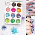 thumbnail image 4 of 5 cajas de 11440 piezas de diamantes de imitación para uñas y 36 escamas de láminas, decoración profesional de uñas con gemas para uñas, lámina para uñas artísticas, 4 of 5