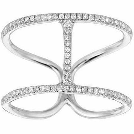 0.24 Carat T.W. Diamond Sterling Silver H Fashion Ring