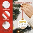 thumbnail image 4 of Cauagu Home Cooking Pattern Acrylic Christmas Pendant,1-Pack Christmas Ornaments Xmas Tree Decor Christmas Décor with Ribbon Cute Tree Hanging for Party Favors-Round Shape, 4 of 7