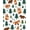 Brown, Pattern 3, variant on ODIKA 2x3 Machine Washable Non-Slip Area Rug, Charming Jungle Friends Featuring Smiling Monkey and Tropical Flora High Traffic Rug with Pad, Black, 726319