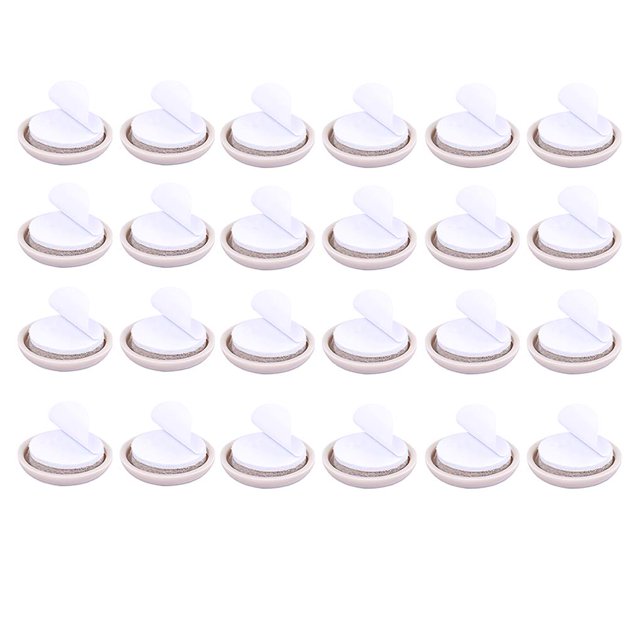 Disco De Color Frijol Autoadhesivo Mesa Y Silla Almohadillas Deslizantes Para Pies Mueva Fácilmente Sus Muebles Y Muebles Reutilizables, Mueva La Alfombra Deslizante,24Psc sonducket TO005597-01