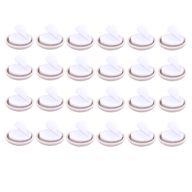 Disco De Color Frijol Autoadhesivo Mesa Y Silla Almohadillas Deslizantes Para Pies Mueva Fácilmente Sus Muebles Y Muebles Reutilizables, Mueva La Alfombra Deslizante,24Psc Serendint TO005597-01