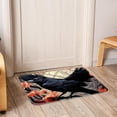 thumbnail image 6 of Crow Polyester Chair Rug Mat, Non-Slip and Machine Washable Area Rugs, 6 of 6