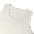 thumbnail image 7 of LIBRCLO Mens Sleeveless Tank Tops Fashion Breathable Solid Color Undershirt Comfort Outdoor Holiday Summer Vest, 7 of 7
