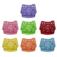 thumbnail image 3 of FUYGRCJ 7PCS Baby Diapers Reusable Nappy Cover Pants Breathable Anti Side Leakage Diaper Pants Newborn Pocket Diapers, 3 of 11