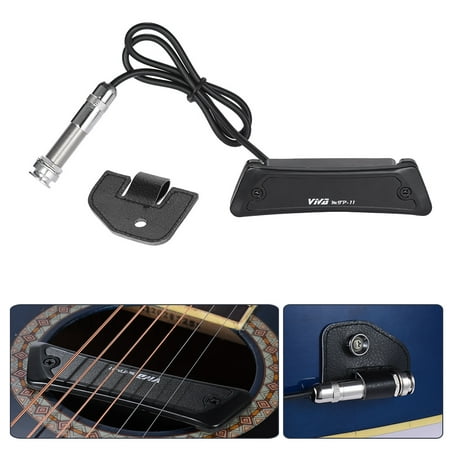 High Quality Passive Magnetic Soundhole Pickup Pick-up Single Coil for Folk