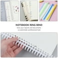 thumbnail image 6 of 10pcs Notebook Plastic Binding Spiral Strips 3 A4 and B5 Notebook Coils, 6 of 10