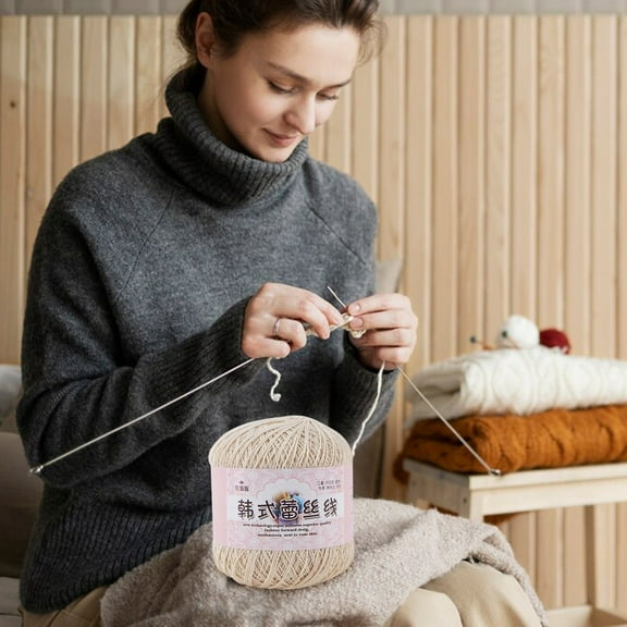 Back to College ABPWLY Lace Thread DIY Woven Mercerized Baby Fine Thread Crochet Yarn Thread for Sewing Home Savings