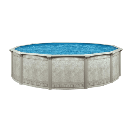 Cornelius Khaki Venetian 18ft x 52in Backyard Above Ground Swimming Pool (Best Backyard Above Ground Pools)