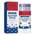 thumbnail image 2 of 4th of July Glitter Stick, Patriotic Red White and Blue Glitter Stick, 250th Birthday USA Flag Stick, 4th of July Outfits Accessories for Kidults Teen Women Men, Independence Day Decor(H), 2 of 7