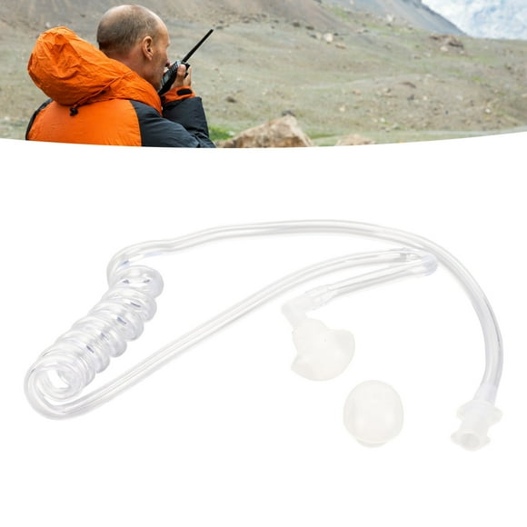 Replacement Acoustic Coil Tube with Earbuds, Ergonomic Design, Crystal Clear Sound, Replacement for , , Hytera, Arcshell,Two Way Radio Headphones