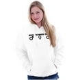 thumbnail image 4 of Man Woman Geek Geeky Cute Nerdy Gamer Unisex Plus Fleece Graphic Hoodie Brisco Brands 4X, 4 of 5