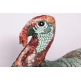 thumbnail image 2 of John Derian Company Beaded Embellished Turkey Decorative Plush Pillow 16" x 15", 2 of 9