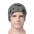 thumbnail image 4 of SPRING PARK Fashion Stars Printed Women Men Cycling Cotton Sports Beanie Cap Chemo Baggy Hat, 4 of 6
