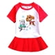 thumbnail image 5 of 2024 vestido de verano para niñas, vestidos de princesa empalmados de la Patrulla Canina de dibujos animados de algodón para niñas de 1 a 6 años, ropa de cumpleaños, 5 of 5