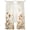 Red, variant on Vintage Floral Sheer Curtains 84 Inch Length 2 Panels Set Window Treatments, Spring Flowers Eucalyptus Leaves Retro Rod Pocket Semi Curtains for Living Room/Bedroom/Kitchen Décor, 104"W x 84"L