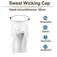 thumbnail image 4 of Uxcell Head Ties Headband Ninja Karate Headband Adjustable Sports Tie Back White, 3 Pack, 4 of 7