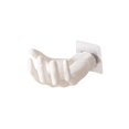 thumbnail image 3 of Hand Shaped Wall Mounted Hooks Storage Rack Resin Practical Clip Multifunction Clothes Towel Hook Coat Key Hanger For Hallways Closet Towels White, 3 of 8