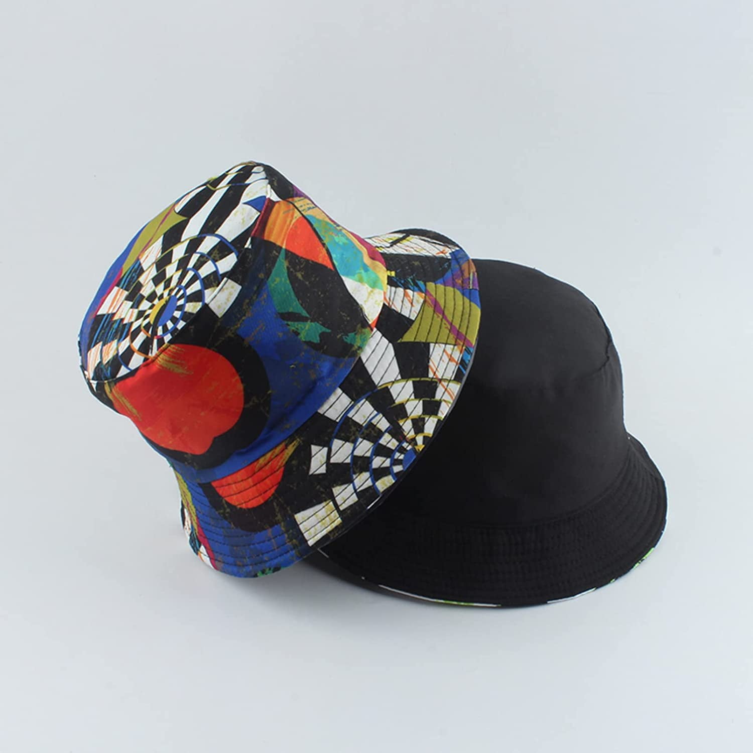 CoCopeaunts Bucket Hat for Men Fisherman Hat Sun Protection Aesthetic  Fishing Cap Double Side Wear for Women Lightweight Foldable