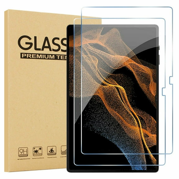 [2 Pack] EpicGadget Screen Protector for Galaxy Tab S8 Ultra (2022) 14.6 Inch Scratch Resistant Bubble Free Tempered Glass Screen Protector for Samsung Galaxy Tab S8 Ultra 14.6” Tablet (SM-X900/X906)
