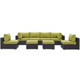 thumbnail image 3 of Ergode Convene 8 Piece Outdoor Patio Sectional Set - Espresso Peridot, 3 of 5