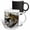 Multicolor, variant on 3drose, Bufo Bufo Toad Lounging on Stones Close Up Photograph, 11oz Two-tone Red Mug