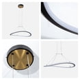 thumbnail image 5 of Lámpara colgante LED 3000K, acabado negro mate, 42W 2520 lm, 5 of 5