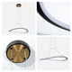 thumbnail image 5 of Lámpara colgante LED 3000K, acabado negro mate, 42W 2520 lm, 5 of 5