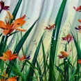 thumbnail image 5 of Orinice Many Bird of Paradise Flowers in The Bush Shower Curtain Waterproof Washable Bath Curtains Polyester Bathroom Curtain Set with Hooks  36x72, 5 of 7