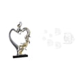 thumbnail image 1 of Figura De Pareja Romántica, Estatua Coleccionable, Adorno De Escritorio Para Dormitorio, Boda, Estantería, Armario, Decoración Del Hogar Con Espejo Acrílico, Pegatinas De Pared,, 1 of 8