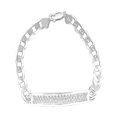 thumbnail image 1 of Pulsera de Placa con Circonias Horoz Plata 925 19 cm, 1 of 5