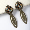 thumbnail image 3 of Dog paw prints Vintage Copper-Colored Lace Bookmarks - Set of 2 Stainless Steel Bookmarks for Readers and Book Lovers, 3 of 5