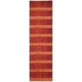 thumbnail image 3 of SAFAVIEH Tibetan Angelina Striped Area Rug, Red, 4' x 6', 3 of 3