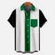 thumbnail image 4 of ¡Liquidación de ahorros de verano! Camisas de playa qucoqpe para hombre, camisas de rayas para vacaciones para hombre, blusas de playa vintage de verano con estampado de botones y manga corta en, 4 of 5