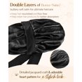 thumbnail image 2 of Gorro satinado YANIBEST ajustable de doble capa para mujer, 2 of 6