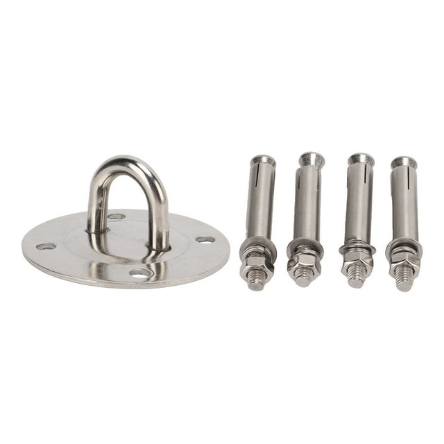 Kit de suspensión de techo de acero inoxidable con soporte de anclaje y gancho para hamaca de yoga.