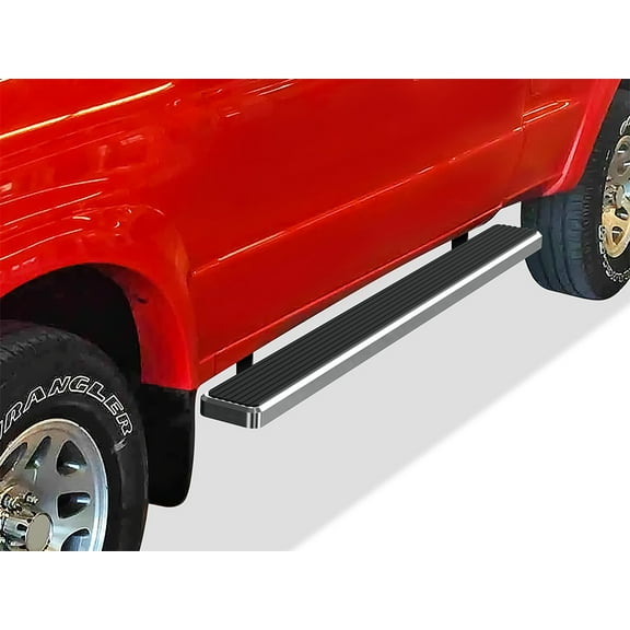 APS Running Boards 6 inches Compatible with Ford Ranger Mazda B-Series 1999-2011 Super Cab 4-Door (Nerf Bars Side Steps Side Bars)