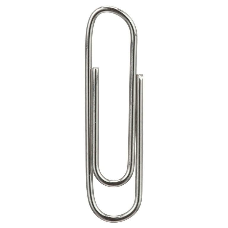 1 Set 80Pcs New Office Plain Steel Paper Clips 29mm Paperclips Metal Silve  BCHH
