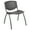 Gray, variant on Emma + Oliver Home and Office Orange Plastic Stack Chair with Perforated Back - Guest Chair