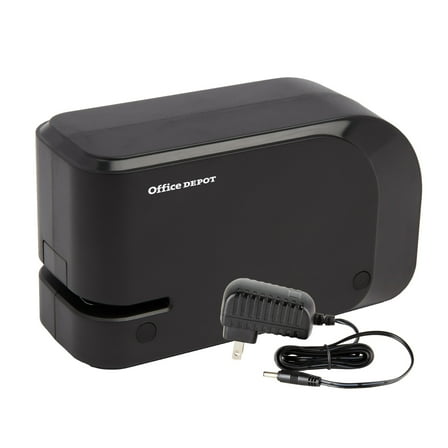Office Depot Half-Strip Compact Electric Stapler, Black, 71757