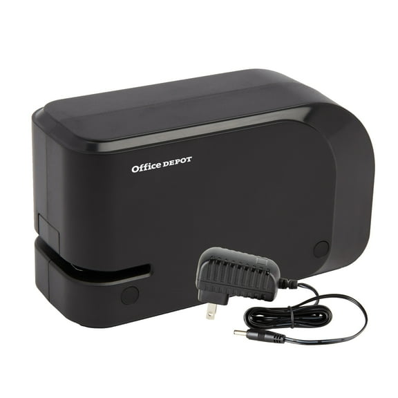 Office Depot Half-Strip Compact Electric Stapler, Black, 71757