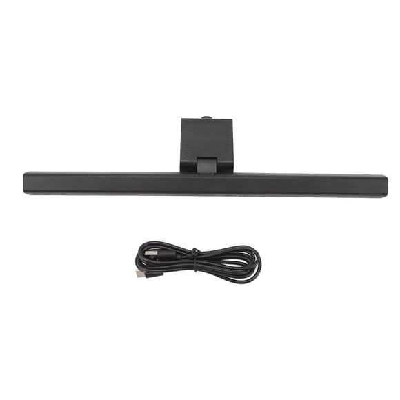 M Buder Lámpara de Monitor de Computadora Portátil Negra Luz LED Cuidado de Ojos Anti Luz Azul Barra de Luz 33 cm / 13 inches