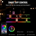 thumbnail image 4 of VEVOR LED Lighted Liquor Bottle Display Bar Shelf RF & App Control 30" 3-Step, 4 of 10